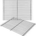 SHINESTAR 18.75" Grill Grates Replacement for Weber Genesis II/LX 300 Series with 3 Burner Gas Grills, Genesis II E-310 SE-310, LX E/S-340, Stainless Steel, 66802 & 66095, 2-Pack