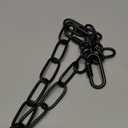 WOERFU 6 feet Black Pendant Light Fixture Chain Permits Installation of Chain-Hung Fixtures On High Ceilings with Maximum Fixture Weight of 50 Pounds