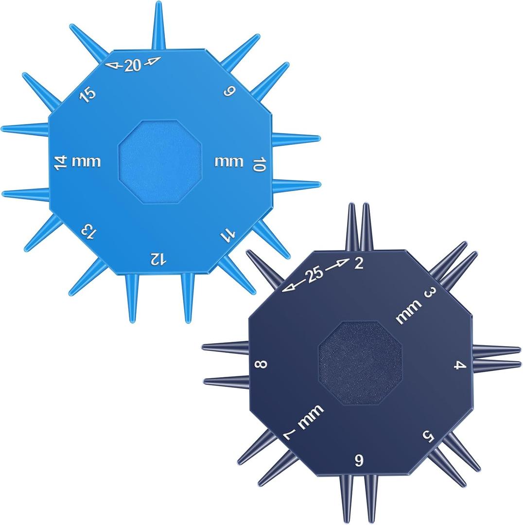 2 Pcs 2 Point Discrimination Tool 2-Point Touch Discriminator Project 2 Pt. Discrimination Test for Hand Sensory Trainer Sensory Evaluation Rehabilitation Recovery Evaluation