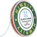 Stretchy Bracelet String,1 mm 165 Feet Sturdy Durable Elastic String Cord for Jewelry Making, Necklaces, Beading and Crafts (Rainbow)