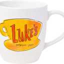 Silver Buffalo Gilmore Girls Luke's Diner Logo Ceramic Coffee Mug, 18 Ounces