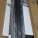 MOTPK L Shaped Gaming Desk with Power Outlet, Reversible Gaming Desk with Height Adjustable Monitor Stand, Gaming Computer Desk 43inch with LED Lights, Home Office Desk, Black