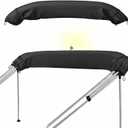Oversize Bimini Top Storage Boot Cover, Waterproof Top Cover Boot, Suitable for Large or Oversized Frame Bimini Tops, Weatherproof Outdoor Cover, Fits up to 103" / 8.5' Wide, Black
