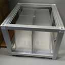 13x10x8 Stackable Reptile Rack, 6-Level, Removable Divider, Ventilated