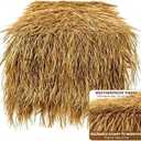 XLX TURF Fake Thatch Hay Table Runner 36 Inches Tiki Bar Western Cowboy Hawaiian Party Decorations - Realistic Artificial Straw Grass for Farm Wild One Birthday Table Centerpieces, DIY Crafts