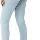 Hybrid & Company Women Ultimate Comfort Flattering Fit Stretch Skinny Jeans (22 Plus, Bleach)