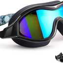 SIIWETMIJ Swim Goggles No Leaking Anti-Fog Pool Goggles Swimming Goggles for Adult Men Women Youth