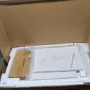 IKENO Solid Wood Nightstand with 3 Drawers and Power Outlet, Tall Bedside Cabinet 16.8" D x 27.6" W x 26.8" H, Single Unit for Bedroom, White