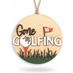 2 x Golf Lover Ornament, Golf Ornaments for Christmas Tree 2026, Christmas Ornaments 2026, Unique Ornament Gift for Men and Women, Holiday Tree Decorations for Sports Fans, Golfer Gift
