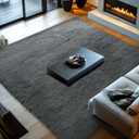 Fluffy 8x10 Area Rug Living Room: Shag Grey Area Rugs for Bedroom- Large Plush Soft Gray Rugs for Living Room- Fuzzy Modern Carpets for Bedroom, Kids Room Decor (Grey, 8x10Feet