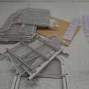 5-Tier Craft Organizer Cart with Wheels,Craft Organizers and Storage with Drawers,Lockable Wheels Rolling Utility Cart with DIY Divider,Office Supply Organizer,Ideal for Studio,Office,Bedroom,White