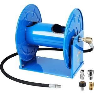 PWACCS Manual Pressure Washer Reel 150FTx3/8", 300FTx1/4" Power Hose Reel