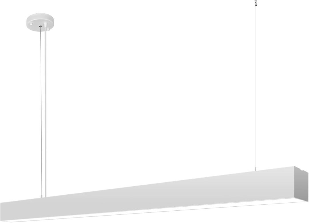 5570 4-FT Linear LED Light, 2.4G Remote Control Linear Pendant Light Fixture. Adjustable Color Temperature of 3000-6000K, Suitable for Offices, Stores, Schools, corridors,White.