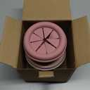 silicone snack container, snack cups for toddlers spill proof, Food Grade Silicone Cups, 3pcs, Pink, Light Pink, Gray