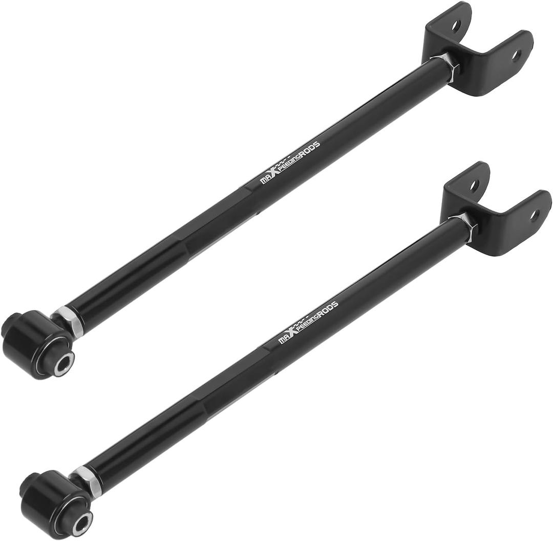 maXpeedingrods Rear Lower Adjustable Camber Arms for BMW E36 E46 3-Series E83 X3 E85 E86 E89 Z4 - Black