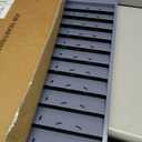 21-Tier Hanging Wall File Organizer with 5 Hooks, Wall File Holder with Labels, Vertical Wall Mount Mail Organizer for Papers, Folders, Magazines, Office Organization, Assembly Needed, Black