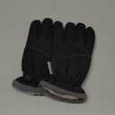 Rsebly Winter Gloves Waterproof Windproof for Mens Women, Thermal Warm for Cold Weather, Grip Snow for Touch Screen (Small,Black)