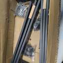 WINKER Countertop Support Bracket 6 Pack Heavy Duty 3/8" Thick Hidden L Shelf Bracket 14" x 6" x 2.5" Metal Corbels for Quartz/Granite/Wood/Concrete/Laminate Countertops, Black