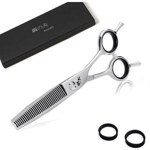 Hair Cutting Scissors Professional Sharp Barber Shears Salon Thinning/Texturizing Scissors 6 Inch Hairdressing Scissors for Women Men Japanese Stainless Steel with Fine Adjustment Screw