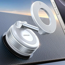 JOYROOM Magsafe Suction Cup Phone Mount, Vacuum Magnetic Phone Holder for Car, 360° Metal Strut Magsafe Car Mount for iPhone 16 Pro Max Plus/iPhone 15 14 13 12 & Android Magsafe Case, White