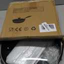 Stainless Steel Frying Pan with Lid - 11 Inch Nonstick Frying Pan with Lid, Honeycomb Stainless Steel Skillet Omelet Chef's Pan with Stay Cool Handle, Induction Compatible, PFOA Free