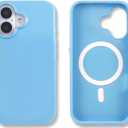 Sonix Case for iPhone 16 | Compatible with MagSafe | 10ft Drop Tested | Gloss Light Blue