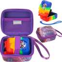 MGZNMTY Carrying Case and Silicone Case for Bitzee Disney Interactive Toy Digital Pet (Galaxy)