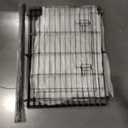 INJOPEXI Decorative Metal Garden Fence 6 Panels 11.8ft (L)30in (H) Garden Fence Outdoor 5 Fence Panels + 1 Gate Rustproof Wire No Dig Temporary Garden Fencing Animal Barrier Fencing for Yard Patio