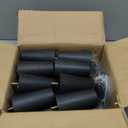 TURSTIN 16 Pack 4 Inch Plastic Furniture Legs with M8 T-Nuts Screws Tapered Sofa Couch and Chair Legs Replacement Furniture Legs for DIY Projects Sofas Coffee Tables Dressers Beds