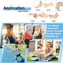 2 x 9 Pack Pre Wrap Athletic, 2.75 Inches X 12 Yards Multi-Color Prewrap Athletic Tape for Hair Soccer, Sports Pre Wrap Tape, Pre-Wrap Foam Underwrap Tape Ankles Wrists Hands Knees Elbows