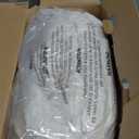 Bedsure Fluffy Duvet Cover Set - Ultra Soft Plush Shaggy Comforter Cover King Size, Warm Flannel Fleece Bed Sets for Winter, 3 Pieces (Striped Pattern, Coconut White) (King (104" x 90"))