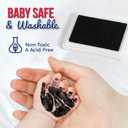 Circa Print Baby Baseball Handprint Ornament Kit, Ink Pad for Hand and Footprints - Unique Keepsake for Dads, Shower Present for Moms, Newborn Gift