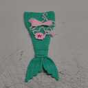 Janmercy Newborn Photography Props Baby Props Outfit Handmade Crochet Baby Outfit Tail Baby Photo Props Cute Photo Costume