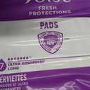 Poise Incontinence & Postpartum Pads for Bladder Leaks, 7 Drop Ultra Absorbency, Long Length, 78 Count