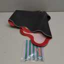 22 in Mini Mahjong Mat for Travel  Portable Mahjong Game Mat with 4 Pcs Mahjong Tile Shufflers, Non-Slip Rubber Backing, Foldable Surface & Carry Bag(Blue)