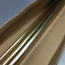 Double Curtain Rods 72-144 Inches for Windows, 1 Inch Diameter Adjustable Heavy Duty Drapery Rod with Aluminum Alloy Brackets and Finials, Modern Stylish Dual Curtains Rod, Brushed Gold