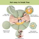 Cat Cone Collar,Cute Waterproof Cat Recovery Collar,Anti-Bite Lick Wound Healing Safety Elizabethan e Collar for Cats,Green Flower All-Season Style