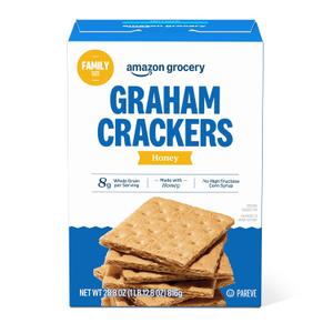 Amazon Grocery Honey Graham Crackers, 28.8 Oz (PreviouslyHappy Belly, Packaging May Vary) (EXP 09/20/25)