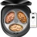 PETLIBRO Automatic Cat Feeder Wet Food with Stainless Steel Bowl, Refrigerated Auto Cat Feeder with Semiconductor Cooling, 3 Fresh Meals for 3 Days, App-Controlled Pet Food Dispenser, Easy to Clean