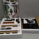 Train Set for Kids,Remote Control Locomotive Engine Under Christmas Tree,Electric Model Train W/Carriages and Long Tracks,Train Toy Gift for Boys Girls Age 412