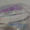 Grencian 96 Pcs Blue Purple Birthday Party Decorations Iridescent Birthday Paper Plates Disposable Blue Purple Paper Platter Tableware Set Glitter for Kids Teens Girls Happy Bir-thday Party Supplies