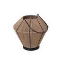 Solar Lanterns Solar Rattan Lanterns ,Outside Hanging solarLights, for Garden,Yard,Patio (Brown)