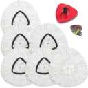 6 Pack Mop Heads Replacements for O-Cedar, Compatible with O Ceda EasyWring Spin Mop Replace Refills for Ocedar, Deep Cleaning Machine Washable and Easy-to-Replace