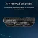 ASUS The SFF-Ready Prime GeForce RTX 5070 Graphics Card, NVIDIA (PCIe 5.0, 12GB GDDR7, HDMI/DP 2.1, 2.5-Slot, Axial-tech Fans, Dual BIOS)