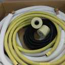 16ft Length Mini Split Line Set,3/8" 5/8" OD Copper Pipes Tubing and 3/8 White PE Thickened Insulated Coil with Flared Nuts for Mini Split Air Conditioner HVAC or Heat Pump System. (16Ft(3/8+5/8))