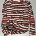 Sampeel Long Sleeve Shirts for Women Color Block Casual Tops Fall Outfits 2025 Basic Tees Trendy Clothes (Medium, 05 Stripes Print)