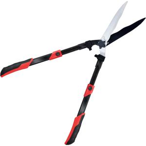 YRTSH Hedge shears, Extendable 26"-32" Hedge Clippers with Sharp Wavy Blade, Manual Hedge Trimmer for Trimming Borders and Shaping Shrubs, Garden Shears Pruner for Lawn and Yard Tools