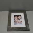 Malden International Designs Tribeca Textured Gray 5x7/8x10 Matted Frame