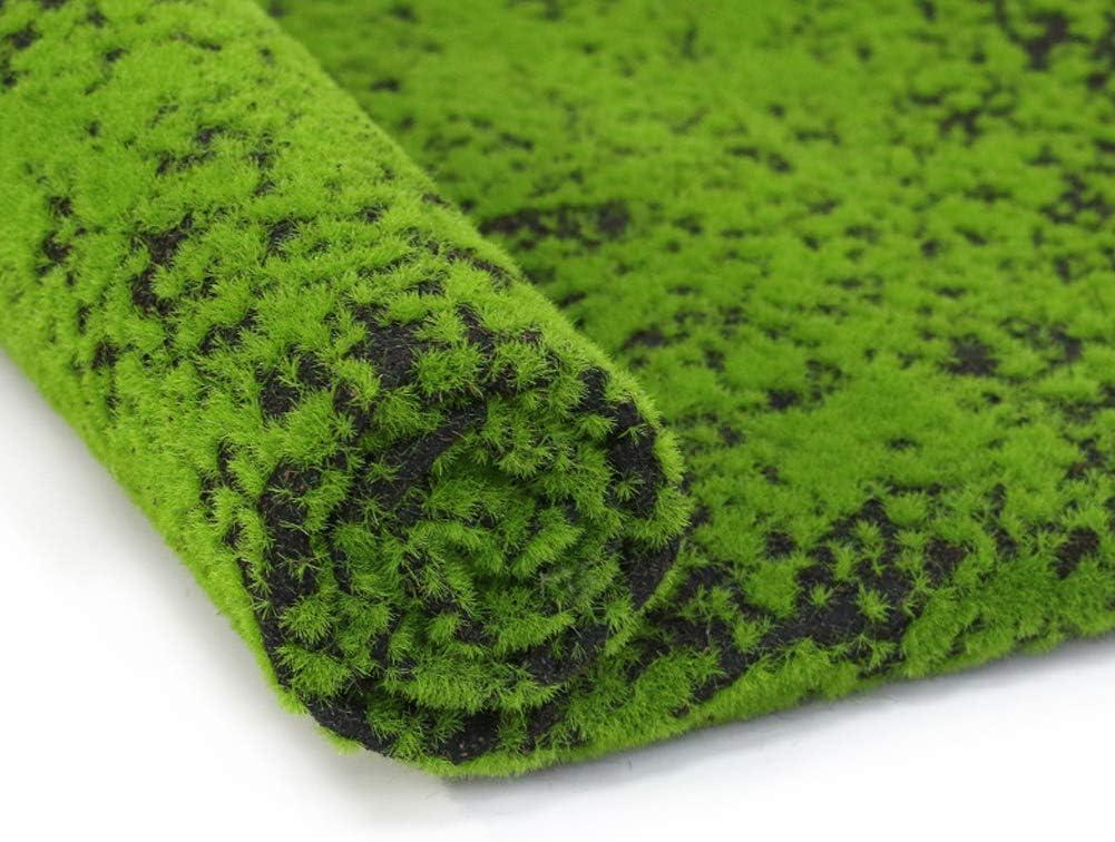 Artificial Moss Grass Turf Lawn,39inch DIY Artificial Grass Rug for Wedding Home Backyard Balcony Terrace TV Wall Indoor Outdoor Decor (Black Coffee)