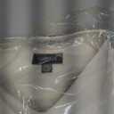 Mens Regular fit Solid Dress Shirts w/Convertible Cuffs (White, XXL)